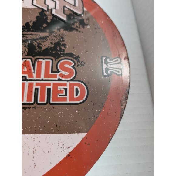 Rivers Edge Metal sign Deer Camp Whitetails Unlimited est 1982 17x12 - Picture 5 of 15